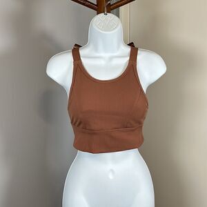 Aerie Brown Sports Bra - Size XS